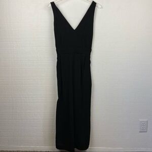 Frank & Oak Jumpsuit Black Sleeveless V Nec